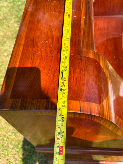 Birou Secretaire / Comodă Baroc din lemn masiv cu intarsii deosebite (Stil Bovolone)